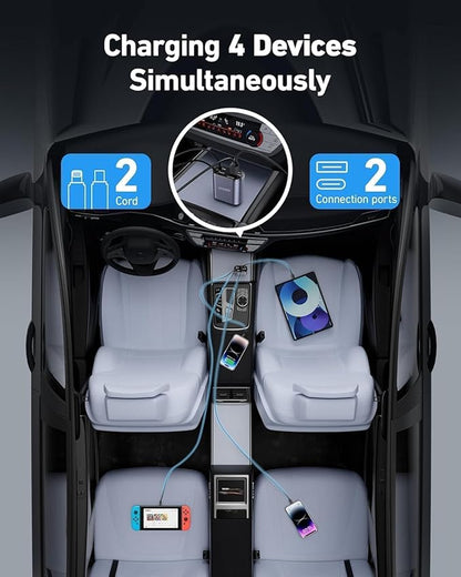 FaveGrove™ 120W Fast Car Charge