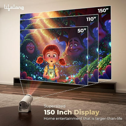 FaveGrove™ Smart Projector Android, 1080P& 4K Ultra