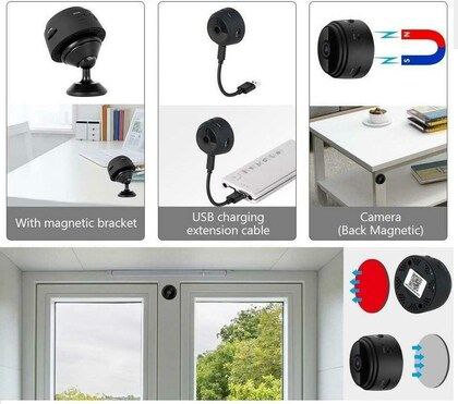 FaveGrove™ AB SmartEye Mini Wireless WiFi Security Camera