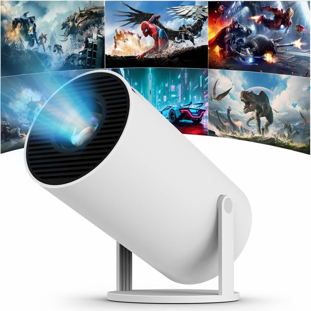 FaveGrove™ Smart Projector Android, 1080P& 4K Ultra